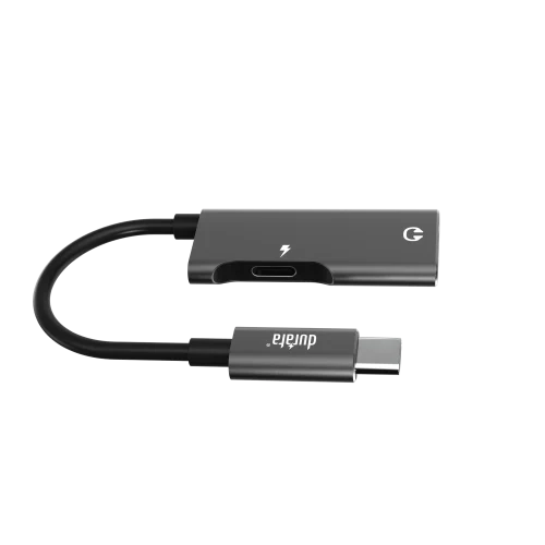 Durata DRMU19 USB-C Audio & Laadadapter