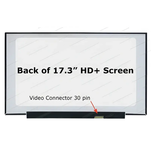 17,3 Zoll Ersatz-Laptop-Bildschirm (NT173WDM-N23 V8.0) – HD+ mit matter Oberfläche