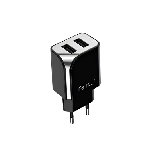 Entdecke die Leistung unseres Dual-USB-A-Ladegeräts für zu Hause – 10W, Schwarz