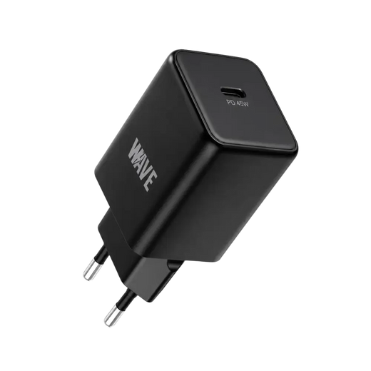 Wave WA-220 Schnellladegerät 45 W – Blitzschnell und kompakt für all deine USB-C-Geräte
