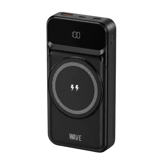 Wave WA-343 Powerbank 30.000 mAh – Schnellladegerät mit MagSafe und kabellosem Komfort