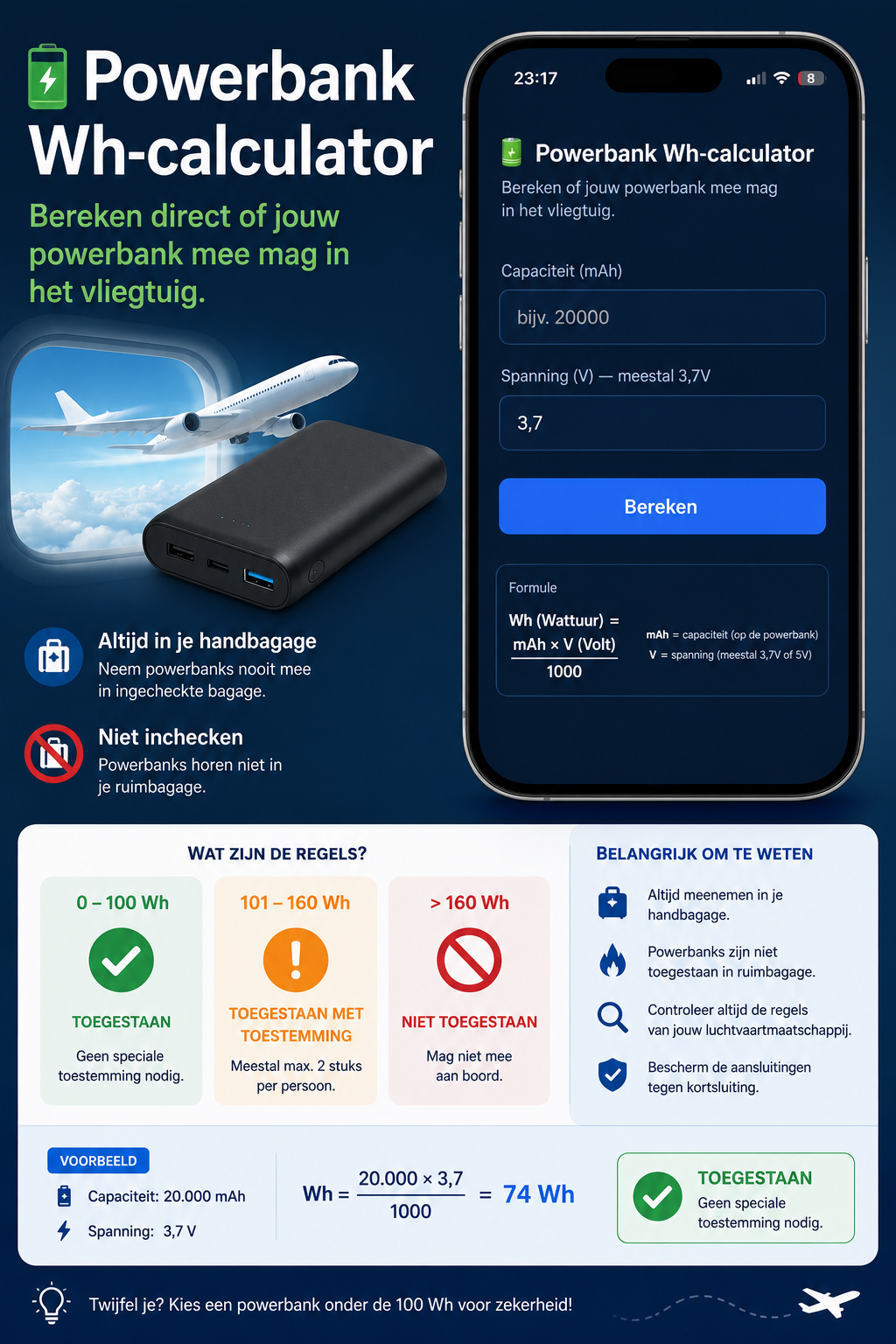 Power bank vliegtuig regels: Wat je moet weten voor je reis - Laad Centrum