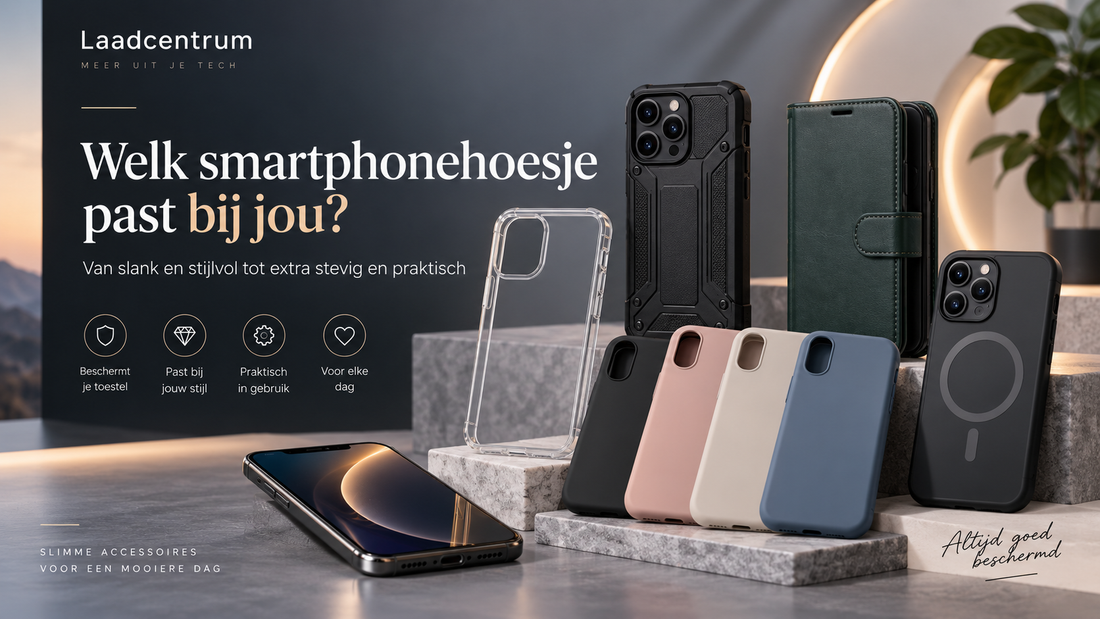 Welk smartphonehoesje past bij jou? Koopgids voor smartphonehoesjes van Laadcentrum