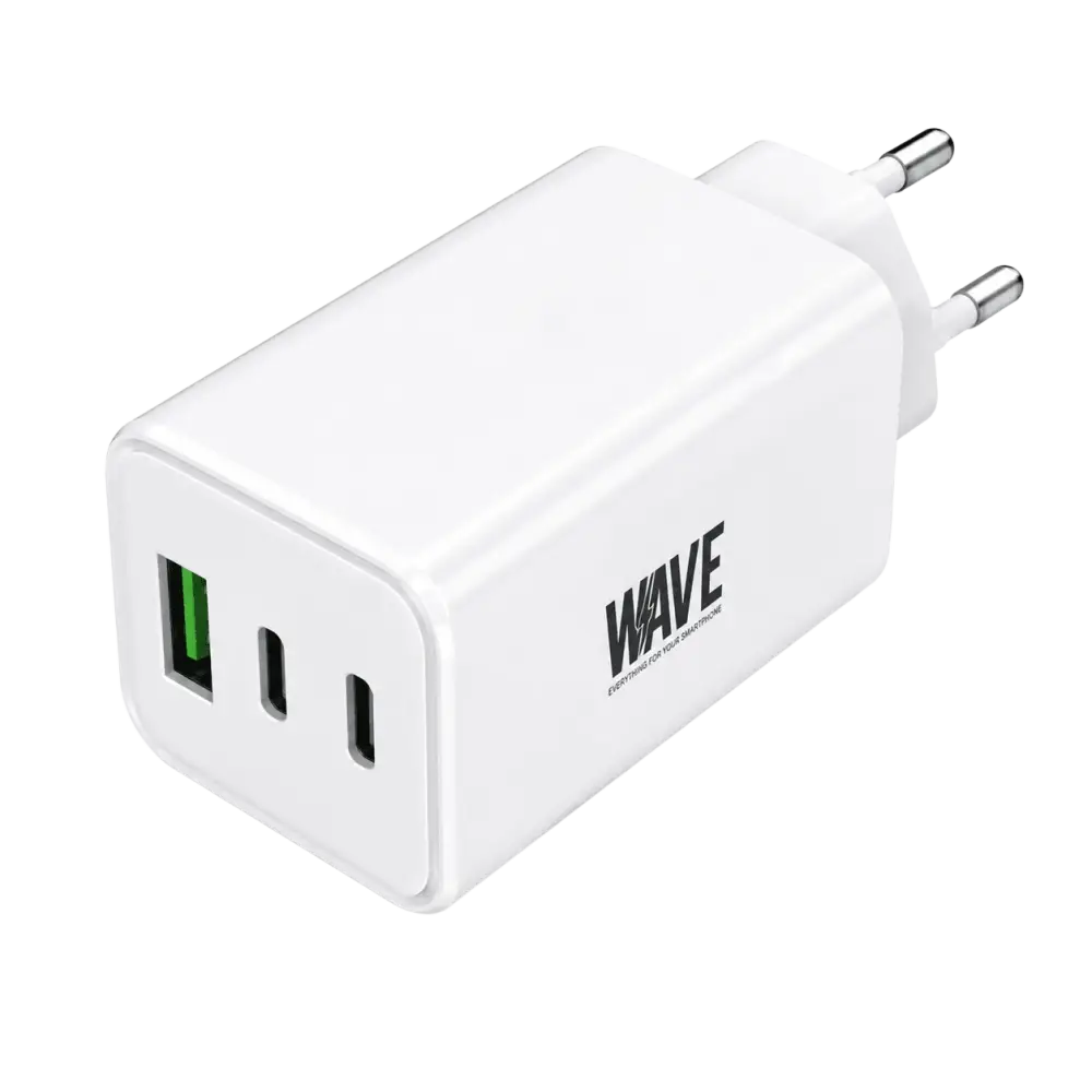 Wave WA-219 GaN USB-C snellader van 65W als voorbeeld van een compacte GaN-lader