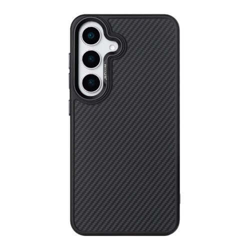 Rixus Mag Carbon MagSafe-kompatible Hülle für Samsung Galaxy S26 Plus – Schwarz