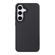 Rixus Mag Carbon MagSafe-kompatible Hülle für Samsung Galaxy S26 Plus – Schwarz