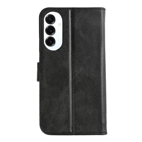 Rixus Bookcase für Samsung Galaxy S25 Edge – Schwarz