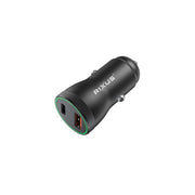 Rixus RXCC11 USB-C PD + QC Autolader 20W – Zwart