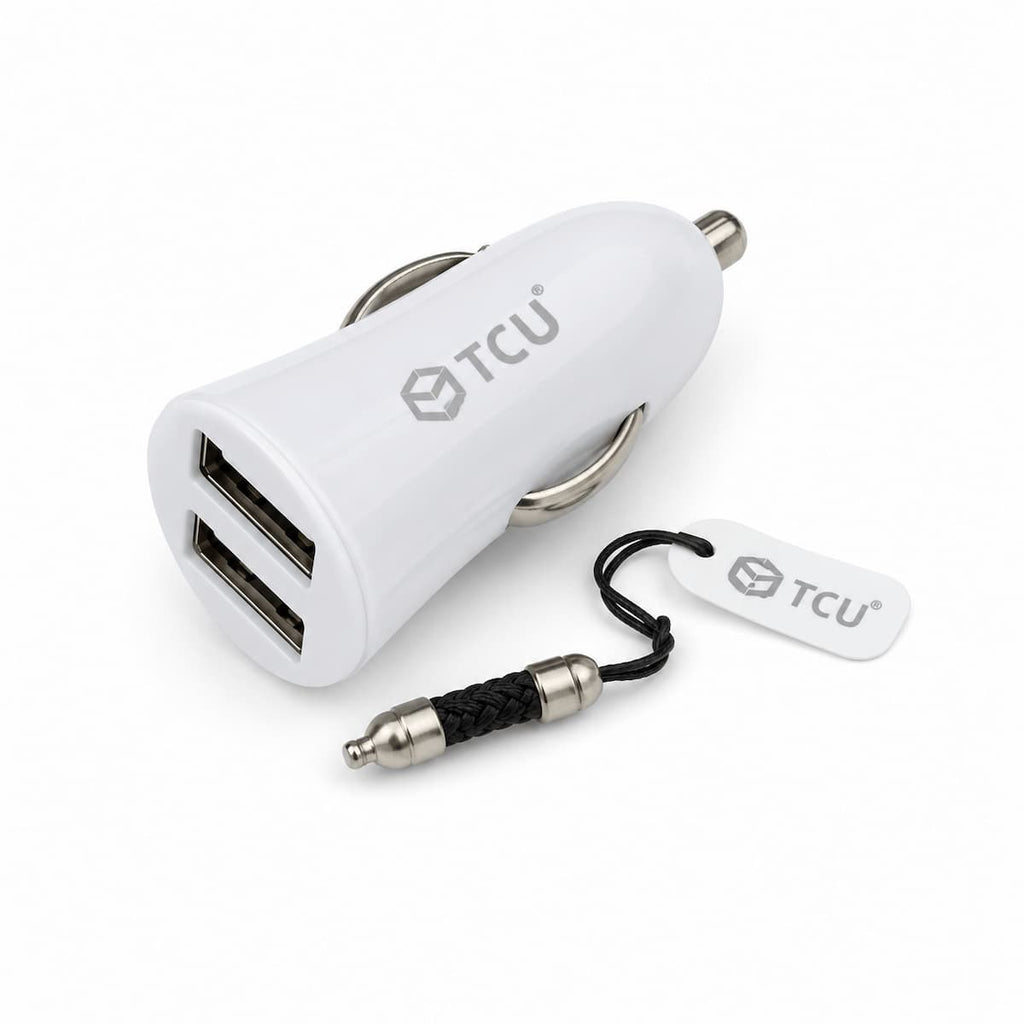 Mini Car Charger 1x USB-A – Wit - Laad Centrum