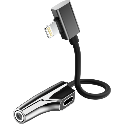 Rixus RXL07 Lightning Audio & Laadadapter