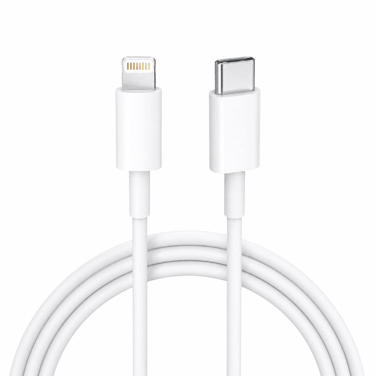 Originele USB-C naar Lightning Kabel 1 Meter – Snelladen & Data Sync voor iPhone en iPad – Wit - Laad Centrum