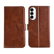 Rixus Bookcase für Samsung Galaxy S25 Edge – Braun