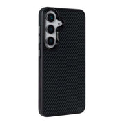 Rixus Mag Carbon MagSafe-kompatible Hülle für Samsung Galaxy S26 – Schwarz