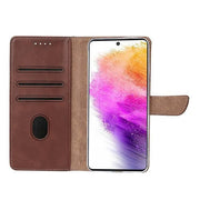 Rixus Bookcase für Samsung Galaxy A56 – Braun