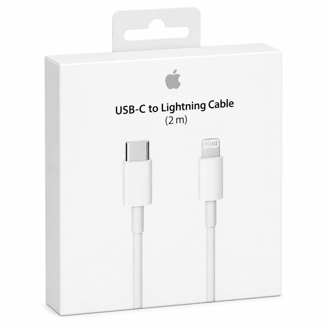Apple iPhone USB-C naar Lightning Kabel 2 Meter – Snelladen & Data Sync – Wit - Laad Centrum