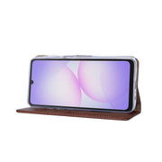 Rixus Bookcase für Samsung Galaxy A07 / A08 – Braun