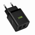 Wave WA-102 USB Wandlader 10.5W – 2x USB-A – Zwart - Laad Centrum
