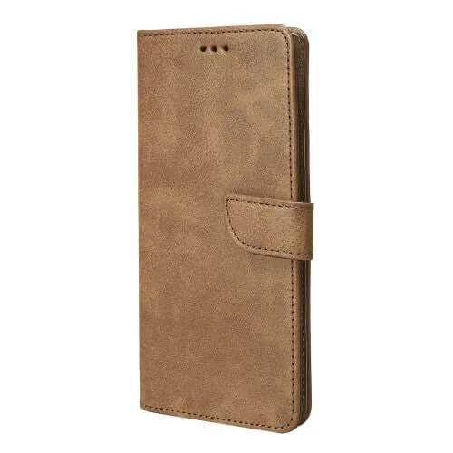 Rixus Bookcase für Samsung Galaxy A16 4G / 5G – Hellbraun