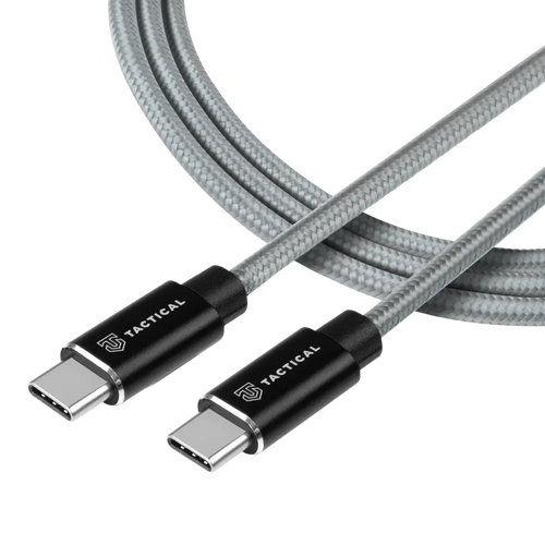 100W Tactical USB-C Oplaadkabel – Kevlar 30 cm