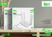 Wave WA-298 4G LTE Wi-Fi-Router | 4G 150 MBPS | Wi-Fi 300 MBPS