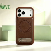 Wave Magnetische Hoes met Stand Galaxy A36 - Bruin