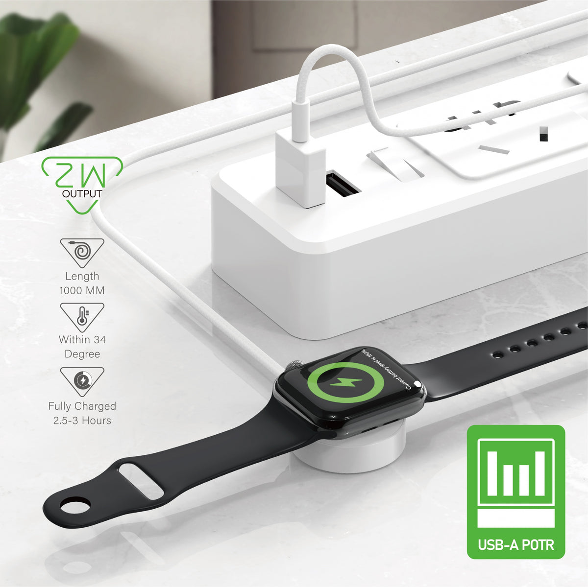 Wave WA-359 magnetisches Ladekabel für Apple Watch