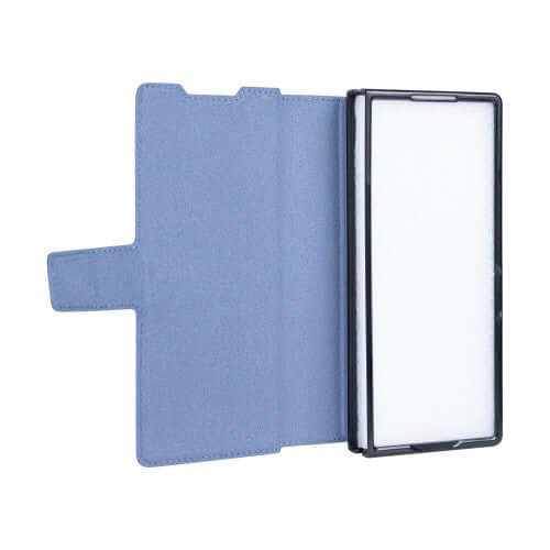 Rixus Wallet-Hülle mit Stifthalter für Samsung Galaxy Z Fold5 – Sierrablau