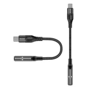 Rixus RXMU36L Lightning naar 3,5mm Audio Adapter 10cm
