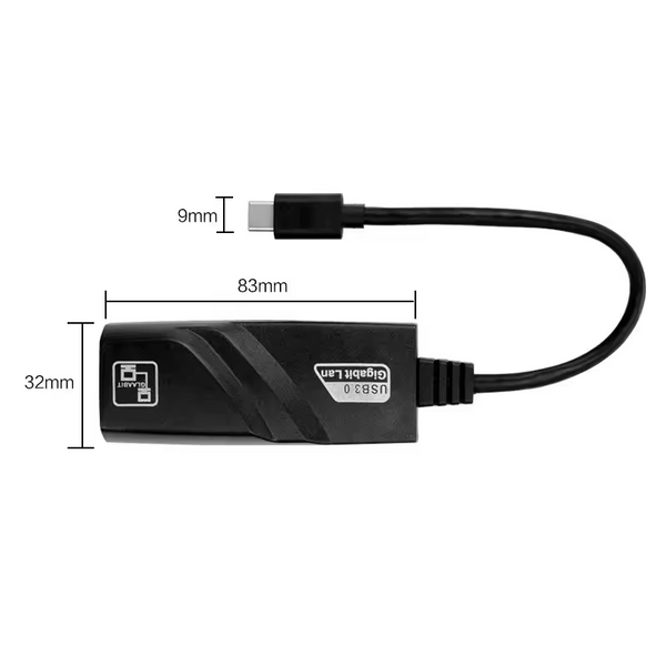 Productafbeelding bij de USB-C 3.0 naar RJ45-netwerkadapter