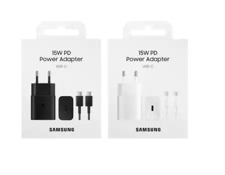 Samsung EP-T1510 USB-C-Ladegerät 15 W mit Kabel – Schwarz