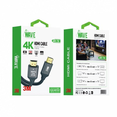 Wave WA-72 HDMI 4K Kabel – 3 Meter