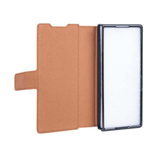 Rixus Wallet-Hülle mit Stifthalter für Samsung Galaxy Z Fold6 – Braun