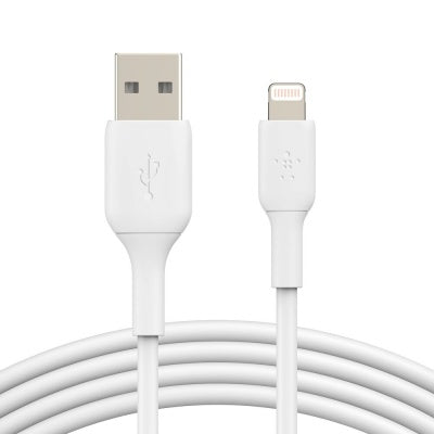 USB-A-auf-Lightning-Ladekabel, 2 m – Weiß