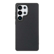 Rixus Mag Carbon MagSafe-kompatible Hülle für Samsung Galaxy S26 Ultra – Schwarz