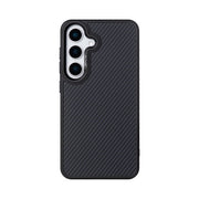 Rixus Mag Carbon Hülle für Samsung Galaxy S25 Plus – MagSafe-kompatibel, Titanschwarz