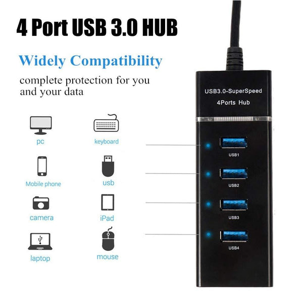 4-Port-USB-Hub USB 3.0