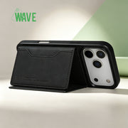Wave MagSafe-Hülle mit Geldbörse iPhone 12 / 12 Pro - Schwarz