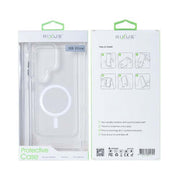 Rixus Anti-Burst Hülle für Samsung Galaxy S25 Ultra – MagSafe-kompatibel, Transparent