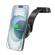 Rixus RXWC24 Draadloze Autotelefoonhouder 25W met Koeling – Zwart