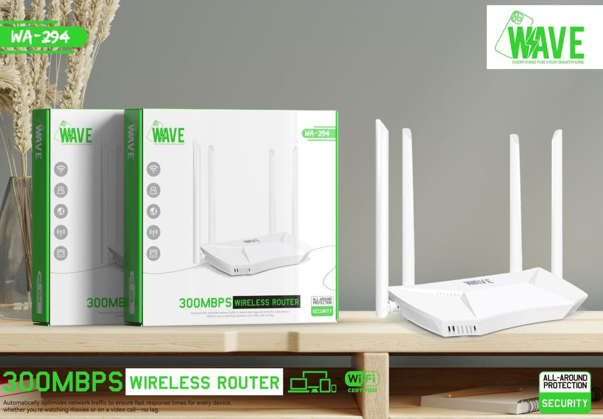 Wave WA-294 WLAN-Router 300 Mbit/s