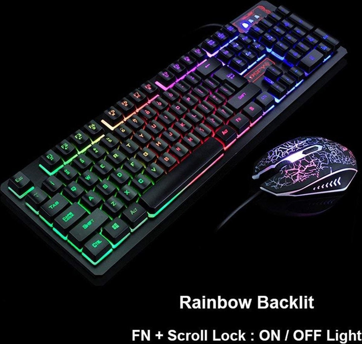 Gaming-Tastatur- und Maus-Set kabelgebundenes Combo-Pack K13