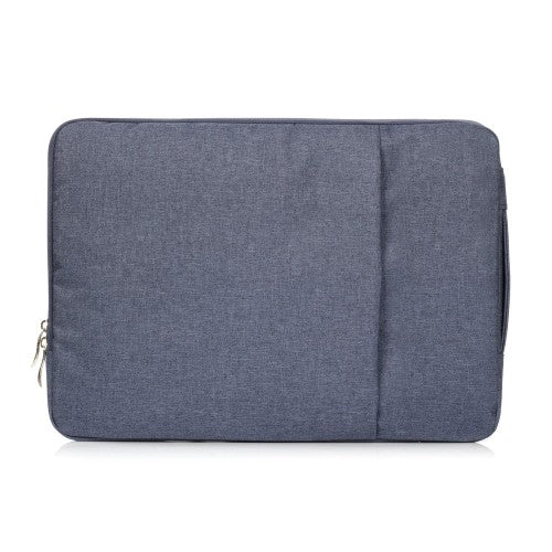 Laptop sleeve 11 12 inch donkerblauw voor veilige opslag en vervoer van je laptop in stijl.