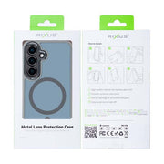 Rixus Classic 04 Hülle für Samsung Galaxy S25 Plus – MagSafe-kompatibel, Titangrau