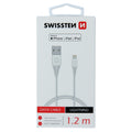 Swissten MFi Lightning Kabel 1,2 Meter - Altijd Betrouwbaar Opladen