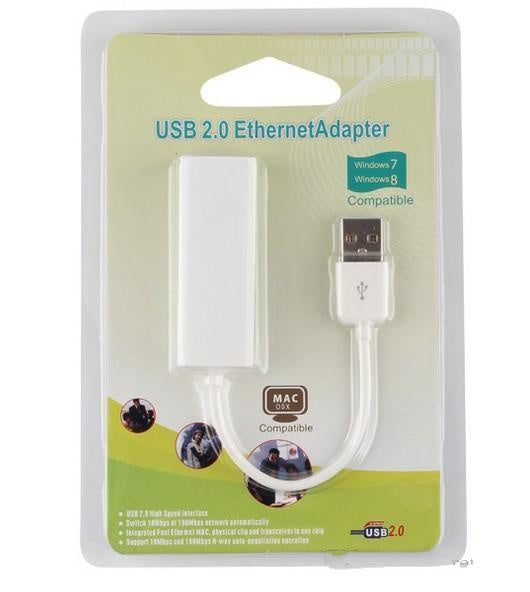 USB 2.0-auf-Ethernet-Adapter (RJ45) – 10/100 Mbit/s