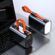 Wave WA-423G 100W Powerbank 300.000 mAh mit LED-Beleuchtung – Laden von Laptops und Telefonen