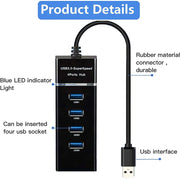4-Port-USB-Hub USB 3.0