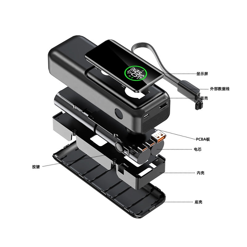 Wave WA-422B Powerbank 100W – 20.000 mAh (schwarz)