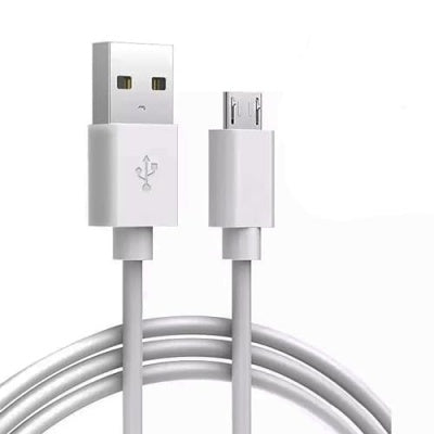 USB-A-auf-Micro-USB-Ladekabel – Weiß