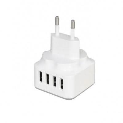 Reislader 4.2A – 4x USB-A Wandlader – Goud - Laad Centrum